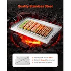 23x16 In Flat Top Griddle Stainless Steel Universal Bbq Grill Pan Cookware