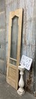 Antique French Single Door  21 75x87  2 Pane Glass Door European Door  H159