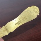 Vtg Sealy Mattress Company Reading Pa Antique Brass Advertising Letter Opener   