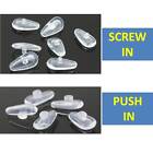 Eyeglass Nose Pads Screw On Push On High Quality Symmetric Soft Silicone Glasses