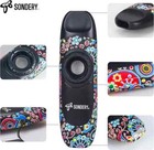 Sondery Professional Kazoo Wind Instrument With 5 Membranes  Lanyard And Pouch