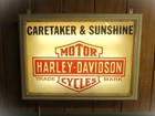 Vintage Lighted Harley-davidson Dealer Sign