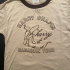 Vintage 1970   s Harry Chapin Autograph Signed Shirt Band Tee 30 000 Bananas D1981