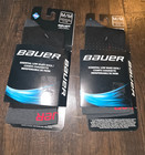 2 Pairs Bauer Pro Performance Low Skate Socks Size M 5 - 7sr Black S19 New