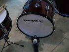 Kawasaki Pro Series 3 Pc Junior Drum Set With Throne  Cymbal  Pedal   Drumsticks