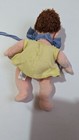 Ty Beanie 1999 Vintage Kids Curly Doll  Yellow Dress Plush Stuffed Toy  10 