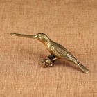 Birds Figurines Antique Statue Hummingbird Tea Knife Home Decor Solid Brass Usa