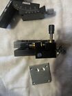 Optosigma  65mm X 65mm 1-axis    - 20 Degree Goniometer On 2 Axis Angle Stage