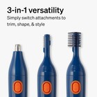 Schick Hair Trimmer  3-in-1 Trimmer For Nose  Ear   Eyebrows  Painless Hair Remo
