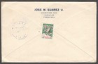Venezuela 1947 Cover To England With Tb New Year Seal On Back