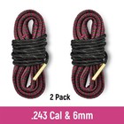 Reusable Bore Cleaner Rope Guns Barrel Cleaning Tool  243cal   6mm Rifle Shotgun