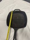 Lodge Usa Cast Iron Skillet Fry Pan Ridged Grill Bottom Square 10 Inch 8sgp
