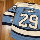Autographed Reebok Nhl Boy S m Pittsburgh Penguins Marc-andre Fleury Blue Jersey