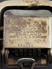 Antique Roberts Numbering Machine Model 49a Brooklyn Ny Serial 354521 As-is