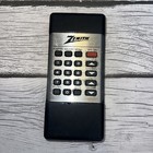 Vintage Zenith Tv Remote Control Television Silver And Black 343 14-956c