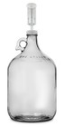Glass Wine Fermenter With Airlock And 38mm Cap With Hole  1 Gallon