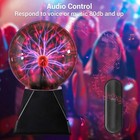 Plasma Globe Touch   Sound Sensitive Ball Lamp Electric Lightning Novelty Light