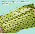 Poop Bags For Dog  Cat s Waste-540 Bags biodegradable eco-friendly strong  Green