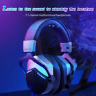 Machenike Usb Gaming Headset Wired Pc Over Ear Headphones 7 1 Surround Sound Mic