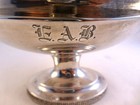 American Sterling Gale   Willis 1858 Greek Key Designed Sugar Basket