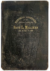 1898 Seth Milliken Memorial Addresses Maine 1st Ed Congressman W engraving F