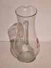 Vintage Milk Advertising Glass Pitcher