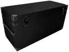 Durable Dj Carpeted Case Removeable Lid Storage Box For 180 Lp Vinyl Records