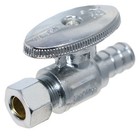 200 Pieces 1 2  Pex X 3 8 od Brass 1 4 Turn Straight Stop Valve  lead-free 