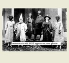 Scary Vintage Creepy Halloween Photo Freak Scary Strange Witch Clown House Porch