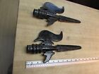 2 Antique  Cast Iron Gate  Fence Spear Top Sword  Blade Gothic Art Finial    12   