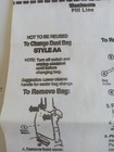 Style Aa Vacuum Bags Lot Of 3 Bags New Disposable