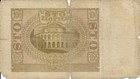 Currency Poland 1940 Germany Ww2 3rd Reich Occupation 100 Zloty Circulated Poor