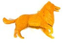 Vintage 1950s Louis Marx   Co Hollow Plastic Lassie Collie Dog Toy 6 