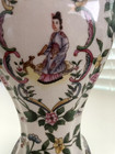 12    Chinese Porcelain Vase     Famille Rose Style     Lady   Floral Design     Made In