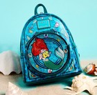 Nwt Le Disney Ariel Little Mermaid Stained Glass Princess Backpack And Ears Set 