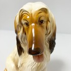 Kato Kogei Afghan Hound Ceramic Figurine Dog