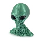 Insectoid Alien Bust 3d Printed   Mantis Entity Sci-fi Collectible 4-10 