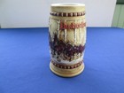 1981 Budweiser Holiday Stein Ceramarte Brazil Snowy Woodland