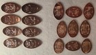 Disneyland Disney California Adventure 25th Anniversary Pressed Penny Set Of 17