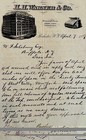 Warners Cure Bottle Letter 1887 Rochester Ny Hand Written By Medicine Agent Rare
