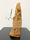 Mcm White Enamel On Copper Brumm Style Seagull Bird Art Sculpture  Burlwood Base