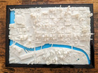 3d Map Of Melbourne  Australia  7 35 Inches X 5 35 Inches 