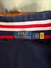 Polo By Ralph Lauren Navy Half-zip Pullover With Red Pony