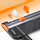 Paper Cutter With Hidden Blade Angle Guide For Photos Cards Labels And Crafts