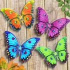  Metal Butterfly Wall Decor  9 6  3d Outdoor Fence Wall Art Decor  Hanging 