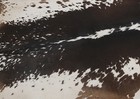 New Cowhide Rugs Area Cow Skin Leather 17 69 Sq feet  52 x49   Cow Hide U-1117