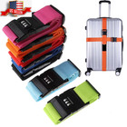  Luggage Suitcase Travel Belt Strap Adjustable Straps Packing Belts For Tsa Lock