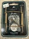 Lot Of 4 Plate Hanger Wire Wall Brass 3 - 5  Small Display Easel Tripar Nos