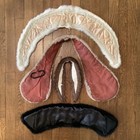 Vintage Clothing Lot Real Fur Trim Collars