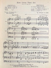 Organ piano Music - How Great Thou Art  piano-organ Duet  Stuart K  Hine